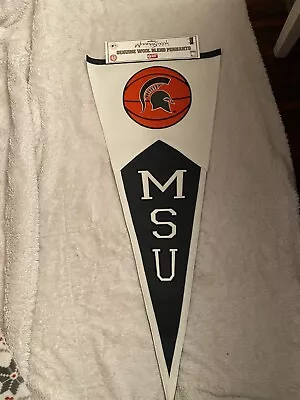 NEW MSU Michigan State Spartans Logo Wool Blend Pennant 17x40 Winning Streak  • $8.79