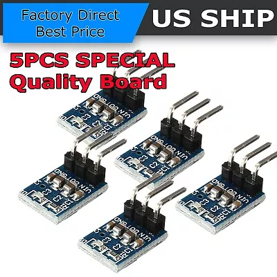 $3.99 • Buy 5 PCS DC 5V To 3.3V Step-Down Power Supply Module AMS1117-3.3 LDO 800MA M330