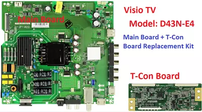 VIZIO D43N-E4  TV  Main Board + T-Con Board Replacement Kit • $37.99