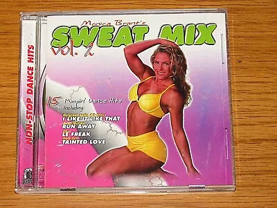 USED/PERFECT DANCE HITS CD - VARIOUS ARTISTS -  MONICA BRANT'S SWEAT MIX  Vol. 2 • $8