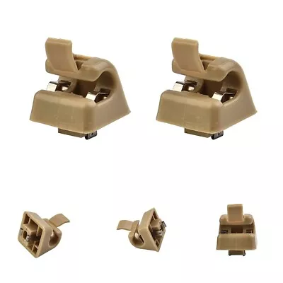 2x Sun Visor Clips 12681000127101 For Mercedes For Benz W123 W124 W126 W140 W201 • $5.87