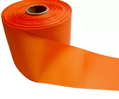 Offray Orange Grosgrain Ribbon 3 Inches Wide X 10 Yards 1030 • $4.24