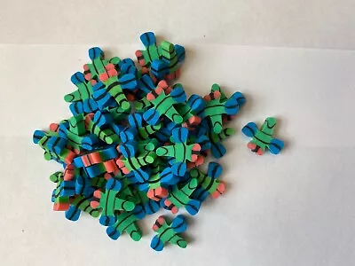 50 Mini Dragonfy Shaped Erasers Teacher Supply Sorting Math Counter Rewards • $6.50