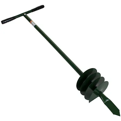 £12.99 • Buy Fence Post Hole Digger Manual Hand Drill Green Ground Auger Earth Garden Outdoor