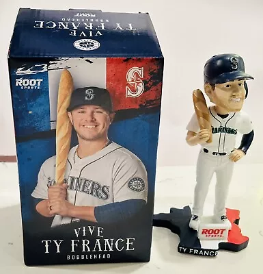 Ty France Seattle Mariners SGA Baguette Bobblehead  7/18/23 NIB Free Shipping • $29.99