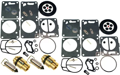 SeaDoo Dual Mikuni Carburetor Rebuild Kit & Needle/Seat Sportster LT 2002 • $84.95