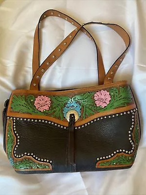 Montana Silversmith Leather Handbag • $40