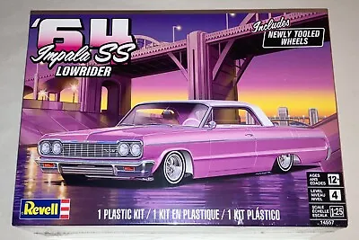 Revell 1964 Chevy Imapla SS Lowrider 1:25 Scale Model Car Kit 14557 • $22.95