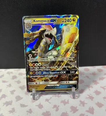 Pokémon TCG Kommo-O GX Guardians Rising 100/145 Holo Ultra Rare Full Art • $6.99