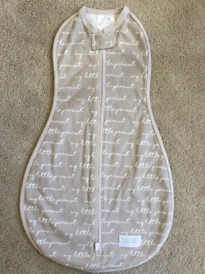 $7.99 • Buy Woombie Baby Swaddle 0-3 Month 5-13 Lbs Original Gray MY LITTLE PEANUT