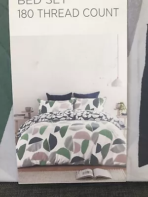 £24.90 • Buy Next Marie Adeline At Next Multi Curve Geo 100% Organic Cotton Duvet Cover Set