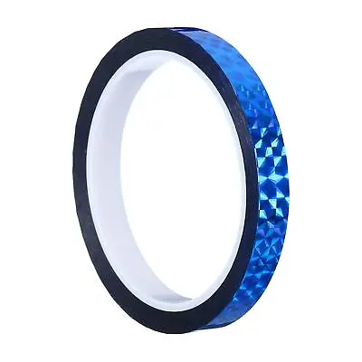 12mmx50m Prism Tape Holographic Reflective Adhesive Craft Wrap Decoration Blue • £5.34