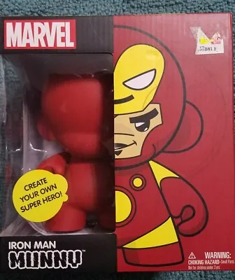 Kidrobot Marvel Mini Munny Ironman Action Figure Create Your Own  • $11.55