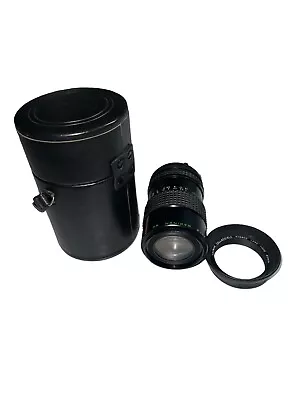 🔥 Auto Makinon MC Zoom 55mm F/4.5 F=75mm-150mm Japanese Lens W/ Hood & Case 🔥 • $35.95