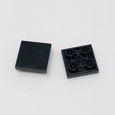 $1.25 • Buy 11203 LEGO Parts Tile Modified 2x2 Inverted BLACK (2)