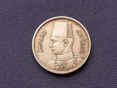 Egypt 1936 Silver 2 Piastres • £7