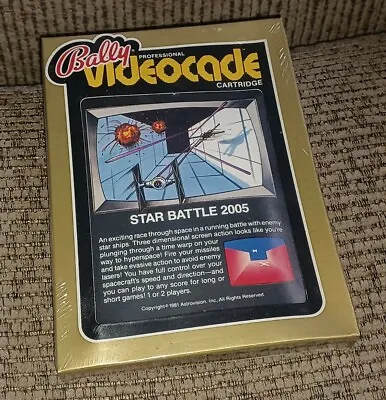 $199.99 • Buy SEALED NEW Vtg BALLY ASTROCADE VIDEOCADE CARTRIDGE Star Battle 2005 Video Game
