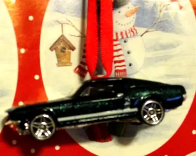 1967 Ford Mustang Custom Vehicle Christmas Tree Ornament Fast & Furious Dk Green • $10.99