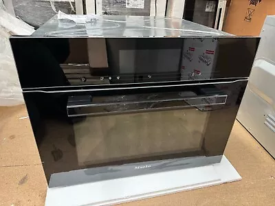 NEW UNUSED Miele H 7840 BM Combi Microwave Oven Obb Black Appliance • £2950