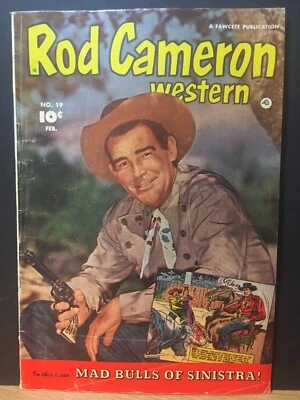 £8.86 • Buy Rod Cameron Western  #19  GD+   Mad Bulls Of Sinistra ! Golden Age Comic