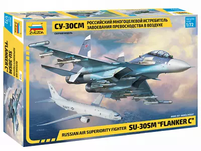 Zvezda 7314 Russian Fighter Su-30sm Flanker-c Model Kit 1/72 Scale • £31.99