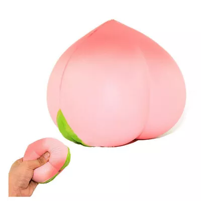 $17.36 • Buy Jumbo Soft Squishy Peach Charms Cream Scented Slow Rising Kids Toy Phone Strap