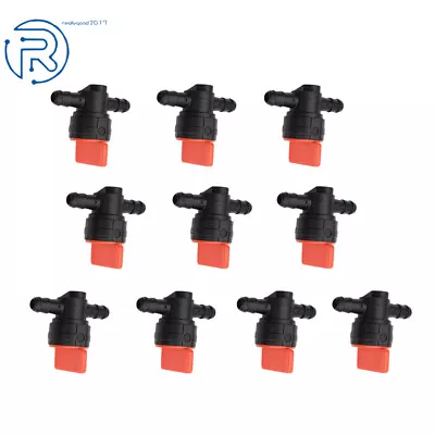 (10) 1/4  Straight In-Line Gas Fuel Shut-off / Cut-off Valves Petcock Mower • $9.25