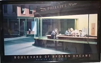 “Boulevard Of Broken Dreams” Framed Vintage Helnwein 37 X22.5  Marilyn Monroe  • $27.29