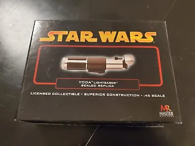 Master Replicas .45 Scaled Lightsaber Star Wars Yoda RotS Gold SW-317 • $75