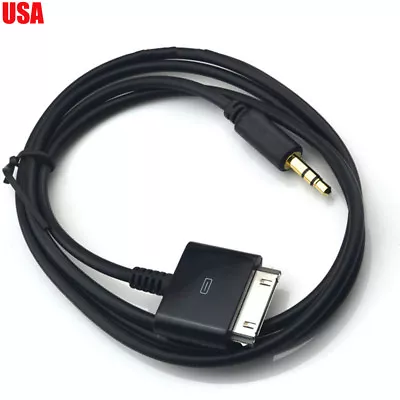 Male Cable Adapter 30Pin Stereo 3.5MM AUX Input To IPod IPhone Dock Connector • $7.99