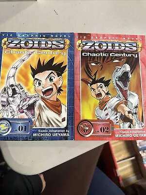 Zoids Chaotic Century Manga Volume 1 & 2 Viz Graphics Novel English • £32.17