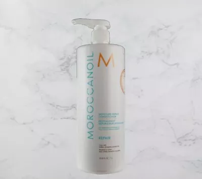 New Moroccanoil Moisture Repair Conditioner 33.8oz/ 1L For Damaged Hair • $61.50