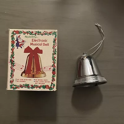 Vintage Nobility Electronic Musical Bell Christmas Ornament • $14