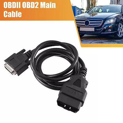 OBD2 Male To 15 Pin Male Main Cable Diagnostic Tool For Autel MaxiDiag Elite • $17.92