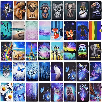 $21.99 • Buy For Samsung Galaxy Tab A7 Lite A8 A S6 Lite Printed PU Leather Stand Case Cover