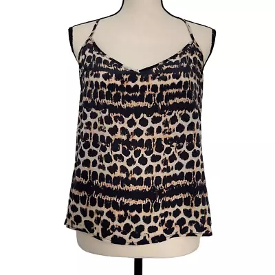 NWOT Anthropologie E By Eloise Tank Top Animal Print Leopard Womens Size Small • $35