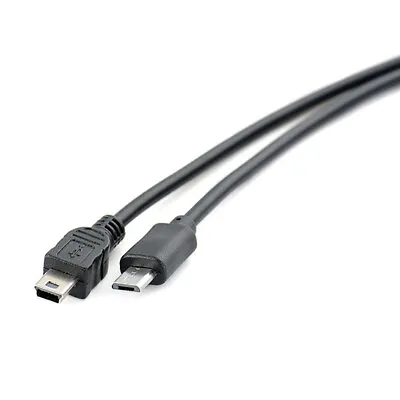 1 Ft (30cm) USB 2.0 Micro B 5-pin To Mini B 5-pin Male OTG Adapter Cable / Cord • $6.99