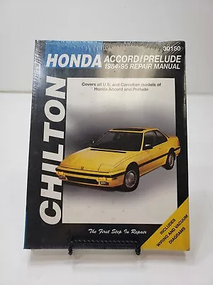 Chilton Honda Accord Prelude 1984-95 Repair Manual & Wiring Diagrams #30150 • $14.99