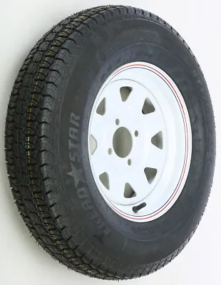 AWC Trailer Tire And Steel Wheel Assembly 13X4.5 4 ON 4/B78-13  C  White • $164.95