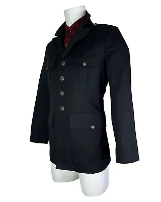 Shrine Gothic Military X-forces Victorian Punk Emo Blazer Coat Jacket Steampunk  • $79.99