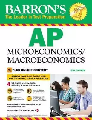 Barrons AP MicroeconomicsMacroeconomics 6th Edition: With Bonus - ACCEPTABLE • $4.71