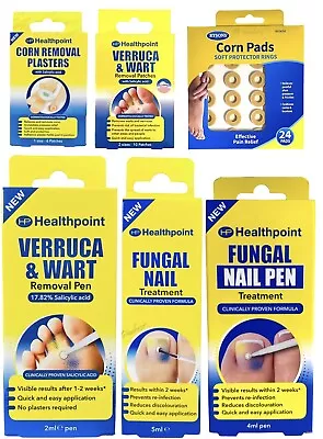 Verruca & Wart Removal Verruca Plasters Wart Removal Pen Fungal Nail Corn Treat • £2.99