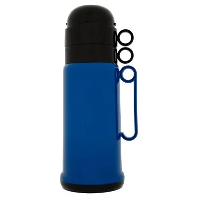 Flask Hot Cold Insulated Glass Vacuum Flask Travel Flask 2 Cups 1 Litre Flask • £15.99
