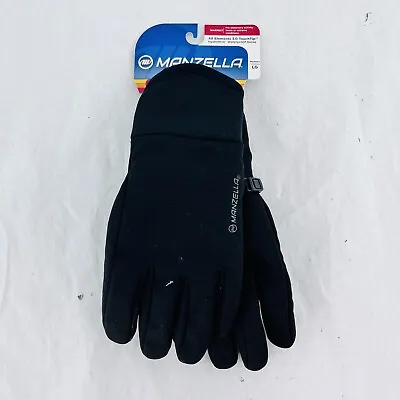 Women's Touchtip Gloves Black Large Waterproof Manzella All Elements 3.0 • $29.99