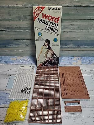 Vintage Invicta 1975 Word Mastermind Game New Improved Version Games Complete  • £7.95