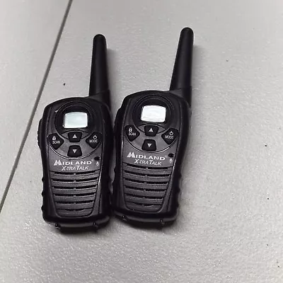 Lot Of Two Midland LXT322 Two Way Radios Both Work Batteries NOT INCLUDED • $18