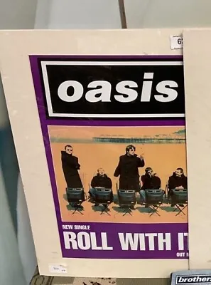 Oasis Original Promo Poster On Card With Boarder • £99.99