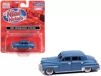 1950 Dodge Coronet La Plata Blue 1/87 HO Scale Model Car Classic Metal Works • $31.86