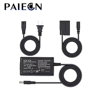 Paiegn ACK-E18 AC Power Adapter LP-E17 Dummy Battery For Canon EOS RP Kiss X9i • $25.49