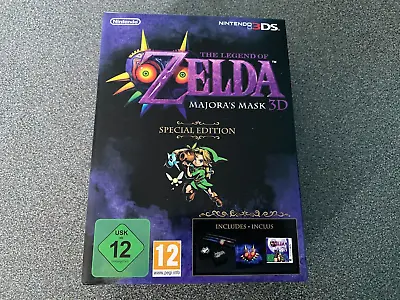 The Legend Of Zelda Majora's Mask 3d Special Edition Nintendo 3ds *new* • £149.99